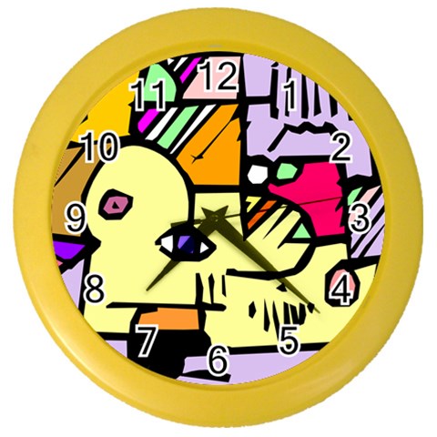 Fighting The Fog Wall Clock (Color) from ArtsNow.com Front
