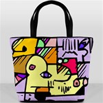 Fighting The Fog Bucket Handbag