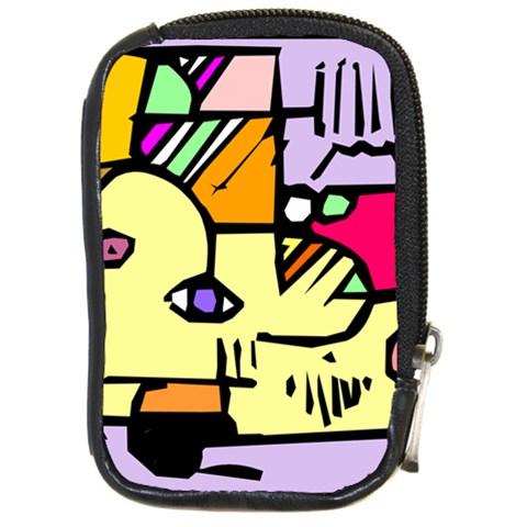 Fighting The Fog Compact Camera Leather Case from ArtsNow.com Front