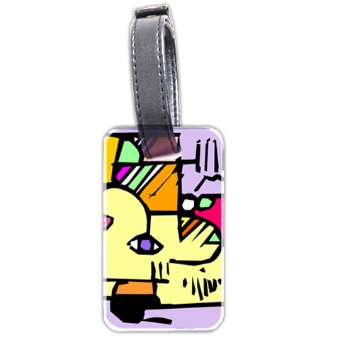 Fighting The Fog Luggage Tag (Two Sides) from ArtsNow.com Front