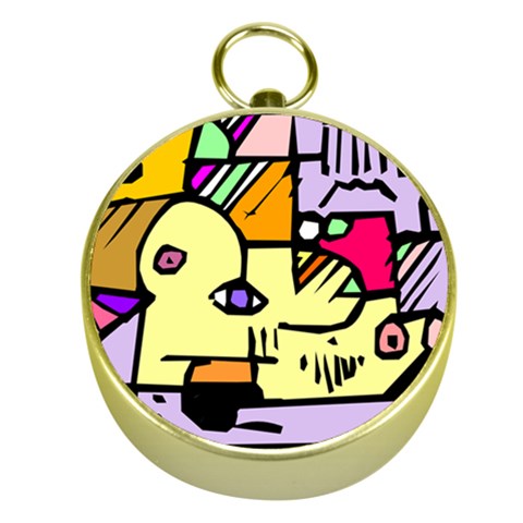 Fighting The Fog Gold Compass from ArtsNow.com Front