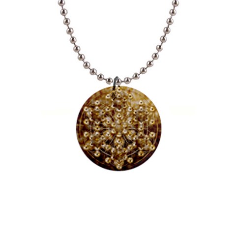 Grailcode2 1  Button Necklace from ArtsNow.com Front