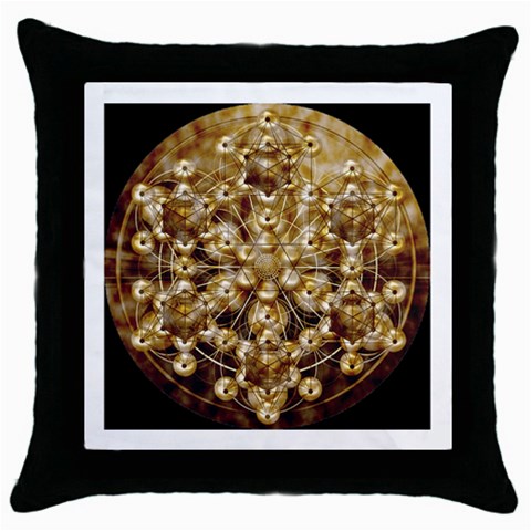 Grailcode2 Throw Pillow Case (Black) from ArtsNow.com Front