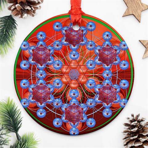 Grailcode2 Ornament (Round) from ArtsNow.com Front