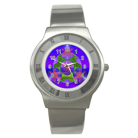 Grailcode3 Stainless Steel Watch from ArtsNow.com Front