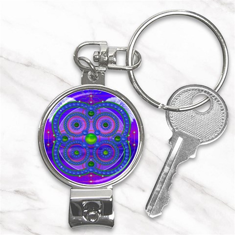 Grailcode4 Nail Clippers Key Chain from ArtsNow.com Front