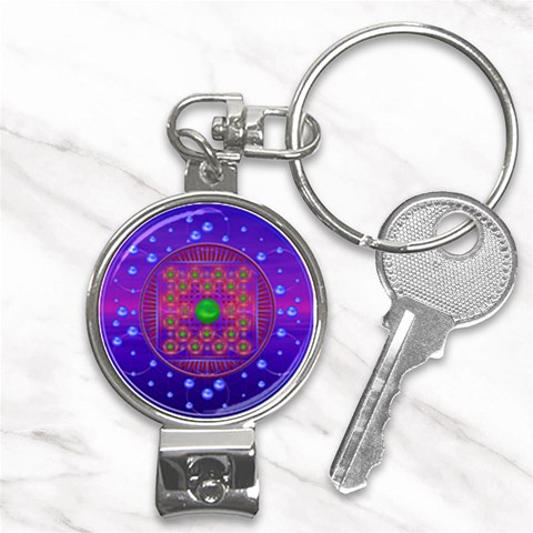 Grailcode5 Nail Clippers Key Chain from ArtsNow.com Front