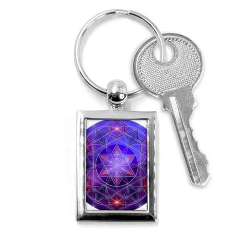 Gratitude Key Chain (Rectangle) from ArtsNow.com Front