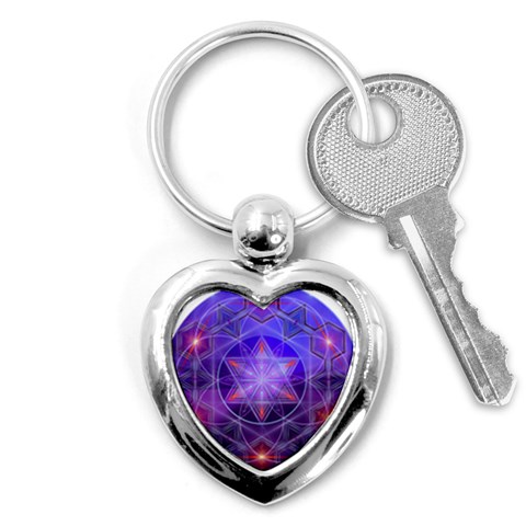 Gratitude Key Chain (Heart) from ArtsNow.com Front