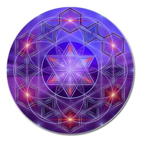 Gratitude Magnet 5  (Round) from ArtsNow.com Front