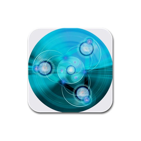 Healing Rubber Square Coaster (4 pack) from ArtsNow.com Front