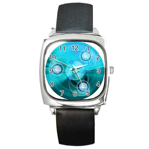 Healing Square Metal Watch from ArtsNow.com Front