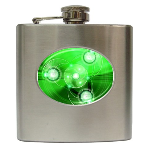 Healing Hip Flask (6 oz) from ArtsNow.com Front