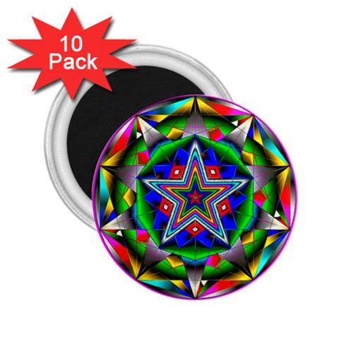 Icosidodecahedron 2.25  Magnet (10 pack) from ArtsNow.com Front