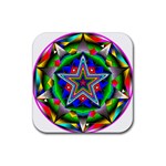 Icosidodecahedron Rubber Coaster (Square)