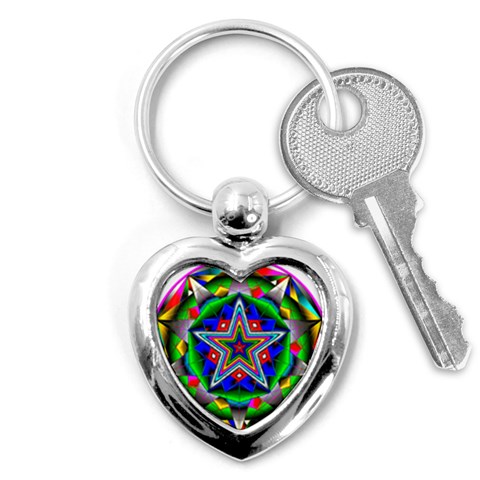 Icosidodecahedron Key Chain (Heart) from ArtsNow.com Front