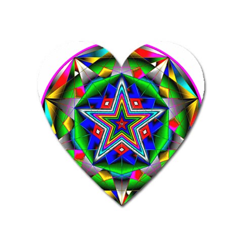 Icosidodecahedron Magnet (Heart) from ArtsNow.com Front