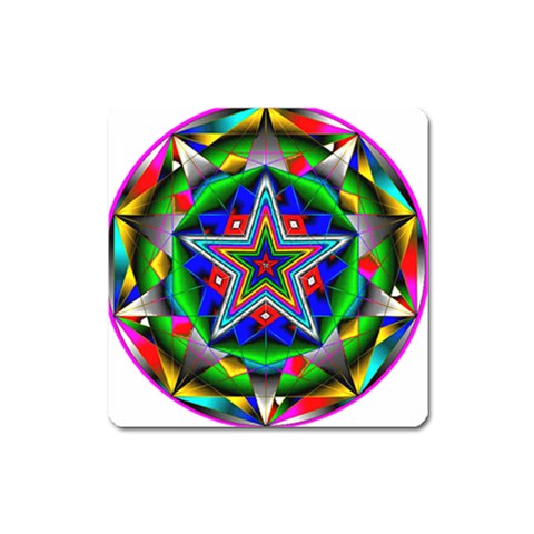 Icosidodecahedron Magnet (Square) from ArtsNow.com Front