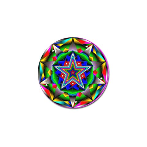 Icosidodecahedron Golf Ball Marker (10 pack) from ArtsNow.com Front