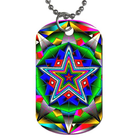 Icosidodecahedron Dog Tag (Two Sides) from ArtsNow.com Front