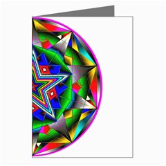 Icosidodecahedron Greeting Card from ArtsNow.com Left