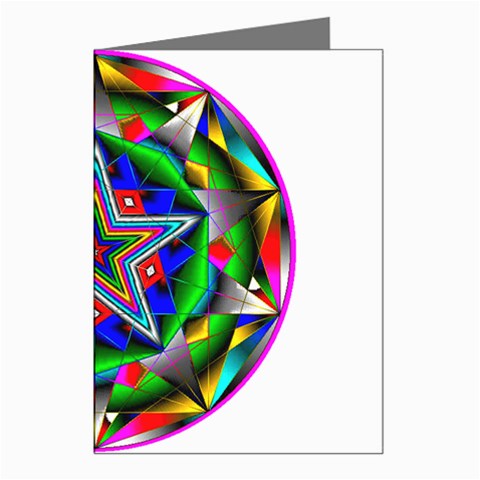 Icosidodecahedron Greeting Cards (Pkg of 8) from ArtsNow.com Left