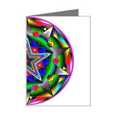 Icosidodecahedron Mini Greeting Card from ArtsNow.com Left
