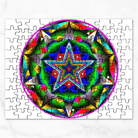 Icosidodecahedron Jigsaw Puzzle (Rectangular) from ArtsNow.com Front