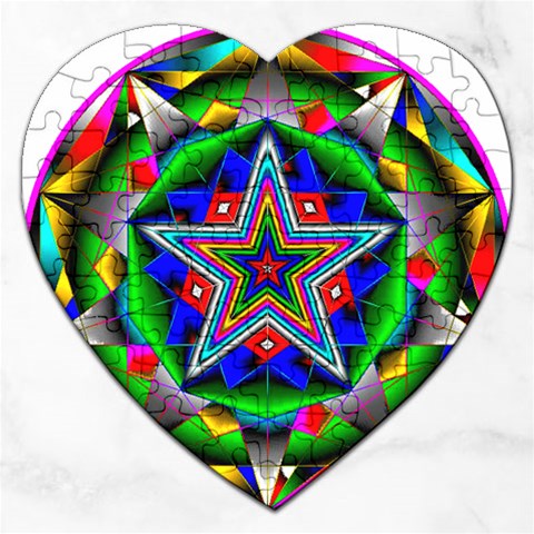 Icosidodecahedron Jigsaw Puzzle (Heart) from ArtsNow.com Front