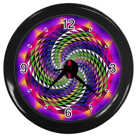 Infinity Wall Clock (Black) from ArtsNow.com Front