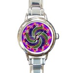 Infinity Round Italian Charm Watch