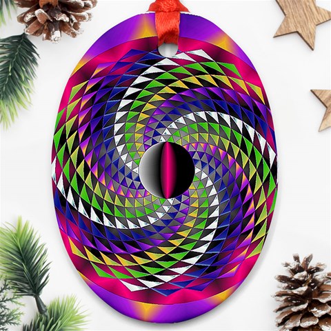 Infinity Ornament (Oval) from ArtsNow.com Front