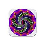 Infinity Rubber Square Coaster (4 pack)