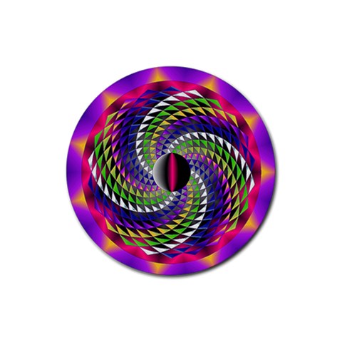 Infinity Rubber Round Coaster (4 pack) from ArtsNow.com Front
