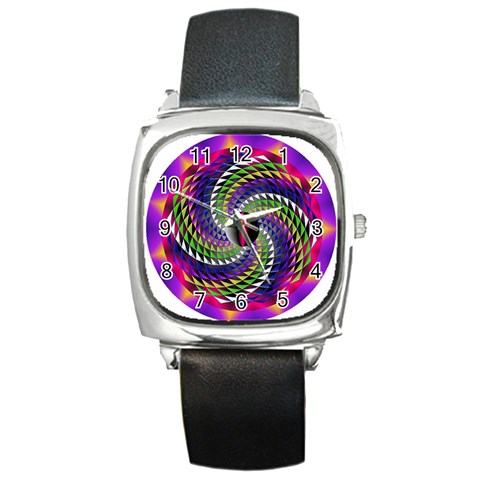 Infinity Square Metal Watch from ArtsNow.com Front