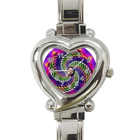 Infinity Heart Italian Charm Watch from ArtsNow.com Front