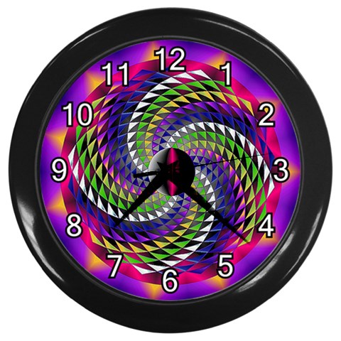 Infinity Wall Clock (Black) from ArtsNow.com Front