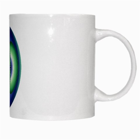 Interconnection White Mug from ArtsNow.com Right