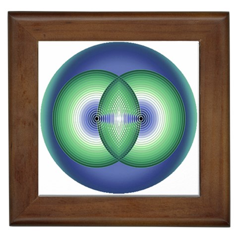 Interconnection Framed Tile from ArtsNow.com Front