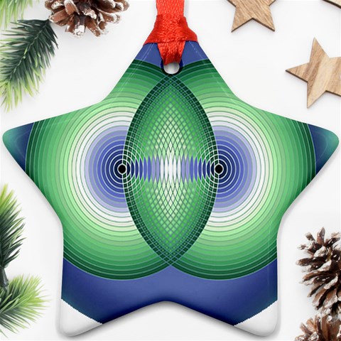 Interconnection Ornament (Star) from ArtsNow.com Front