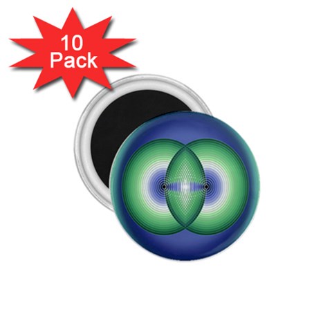 Interconnection 1.75  Magnet (10 pack)  from ArtsNow.com Front