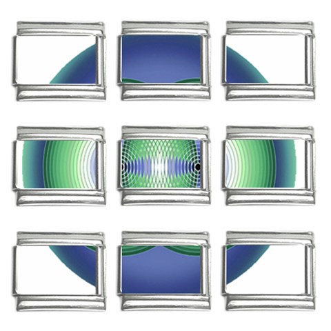 Interconnection 9mm Italian Charm (9 pack) from ArtsNow.com Front