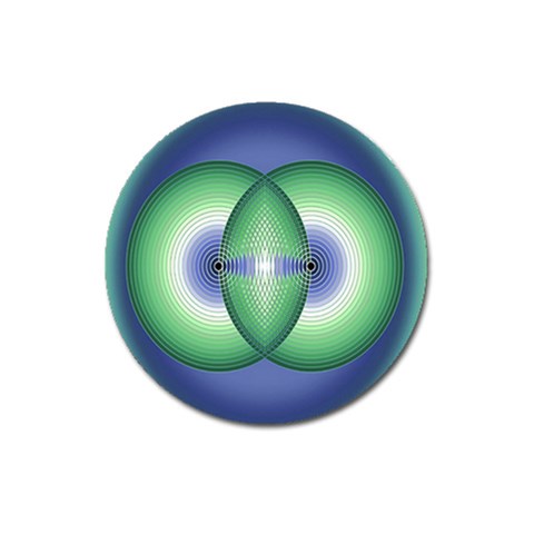 Interconnection Magnet 3  (Round) from ArtsNow.com Front
