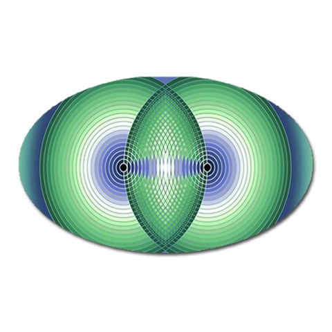 Interconnection Magnet (Oval) from ArtsNow.com Front