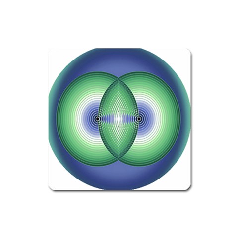 Interconnection Magnet (Square) from ArtsNow.com Front