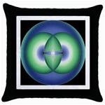 Interconnection Throw Pillow Case (Black)