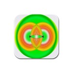 Interconnection Rubber Square Coaster (4 pack)