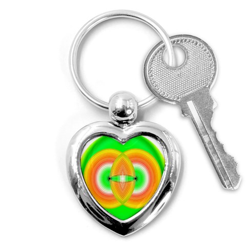 Interconnection Key Chain (Heart) from ArtsNow.com Front