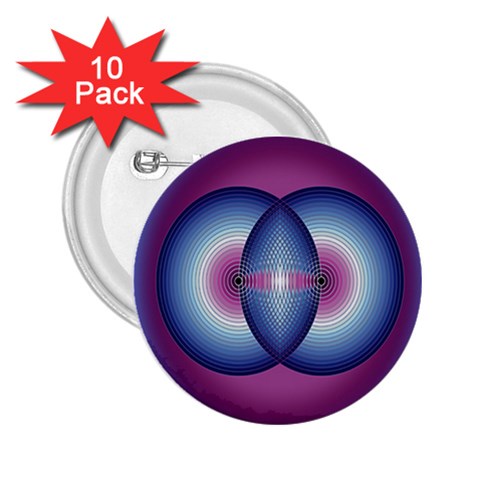 Interconnection 2.25  Button (10 pack) from ArtsNow.com Front