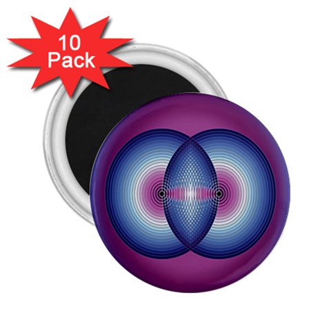 Interconnection 2.25  Magnet (10 pack) from ArtsNow.com Front